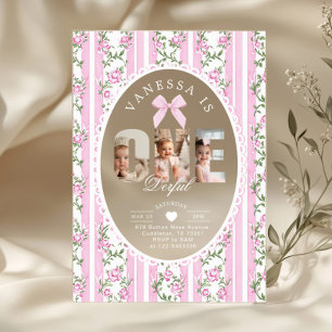 Invitaciones Acrílicas Fany One Love Shack Fotocolage Cumpleaños 1