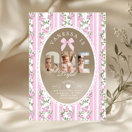 Invitaciones Acrílicas Fany One Love Shack Photo collage 1º cumpleaños