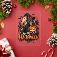 Feliz Halloween Esqueleto Calabaza Regalo para Hom