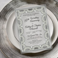 Fiesta de aniversario de bodas de diamante y plata
