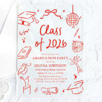 Fiesta de Graduación de la Clase de 2026 Dibujada