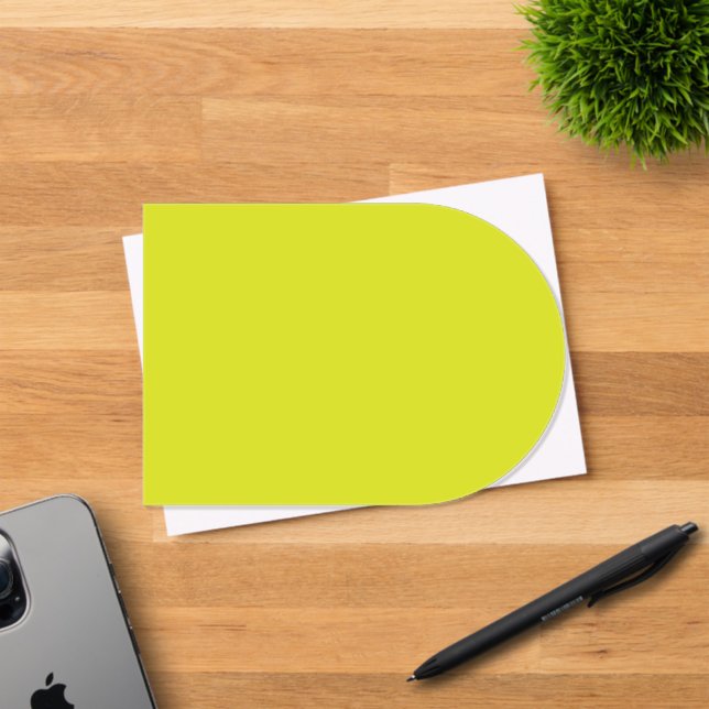 Invitaciones Acrílicas Flat Yellow Background – Back-to-School Texture (Insitu (Tarjeta de Invitación))