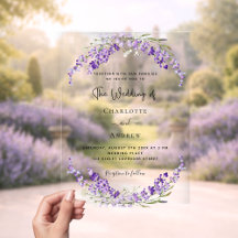flores de lavanda violetas boda clara