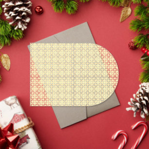 Invitaciones Acrílicas fondo amarillo y blanco con círculos pequeños