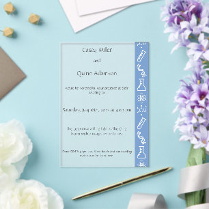 Invitaciones Acrílicas Fuerzas Atractivas en Boda Acrílica de Vinca