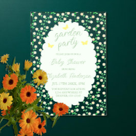 Invitaciones Acrílicas Garden Party Gender Neutral Baby Shower