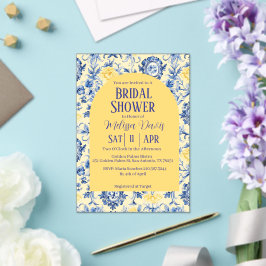 Invitaciones Acrílicas Gentle Chinoiserie Bridal Shower Invitation 