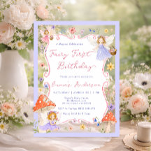Hada Caprichosa Cumpleaños 1er Floral Niñas