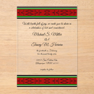 Invitaciones Acrílicas Historias Nativas