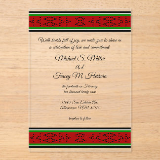Invitaciones Acrílicas Historias Nativas