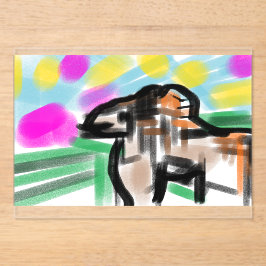 Invitaciones Acrílicas Horse joy