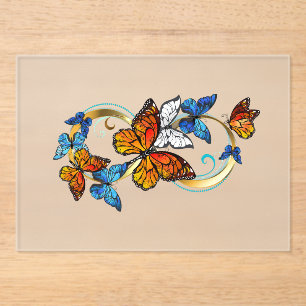 Invitaciones Acrílicas Infinidad de Mariposas Monarca