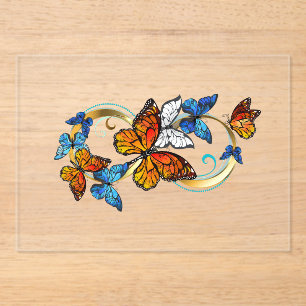 Invitaciones Acrílicas Infinidad de Mariposas Monarca
