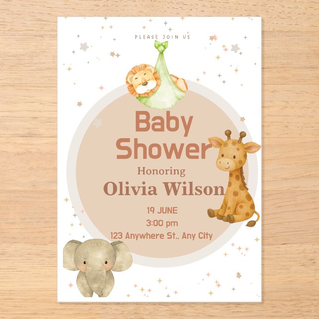 Invitaciones Acrílicas invitation (Anverso)