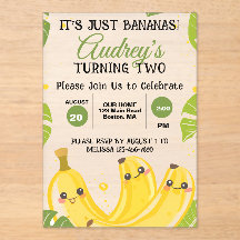 It's Just Bananas Any Age Birthday Party