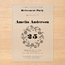 Jubilación moderna flor negro