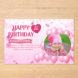 Invitaciones Acrílicas Jump and Play Birthday Invitation Photo Card 