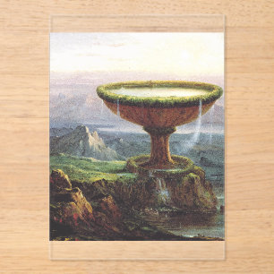 Invitaciones Acrílicas La copa del titán por Thomas Cole