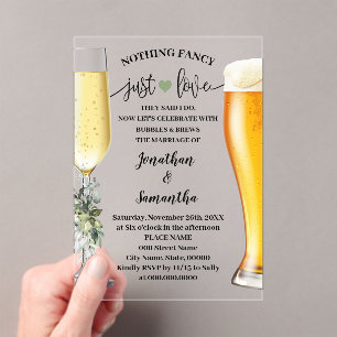 Invitaciones Acrílicas La vegetación no tiene nada de malo solo amar las