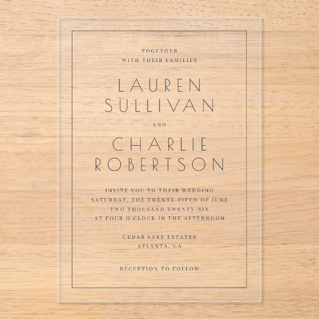 INVITACIONES ACRÍLICAS ___LLMGEN___ 17 (Anverso)