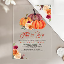 Lluvia de Boda de Naranja Quemada Floral Rústica
