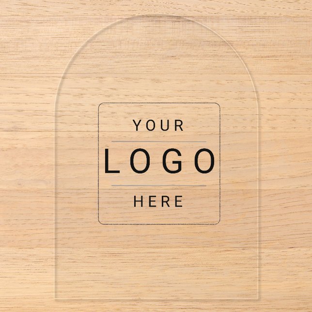 Invitaciones Acrílicas Logotipo personalizado (Anverso)