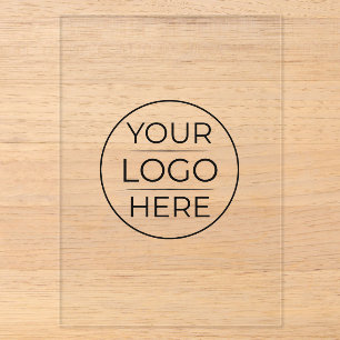 Invitaciones Acrílicas Logotipos Modernos de Marca Comercial