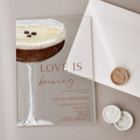 Love Is Brewing Expresso Martini Despedida de Solt