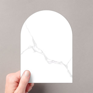 Invitaciones Acrílicas Mármol Blanco