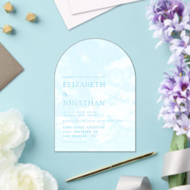 Invitaciones Acrílicas Match Made In Heaven Wedding