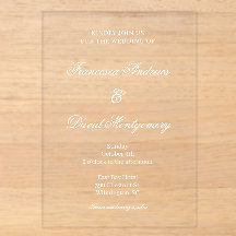 Minimalista moderna boda elegante