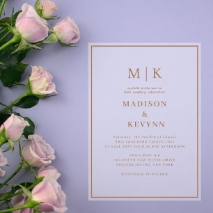 Invitaciones Acrílicas Mínimo y Moda simple   BODA