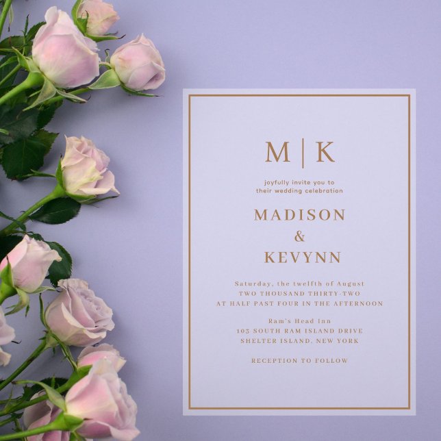 Invitaciones Acrílicas Mínimo y Moda simple | BODA (Subido por el creador)