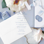 Invitaciones Acrílicas Monograma elegante de la corona real azul y turbio<br><div class="desc">Crea una primera impresión inolvidable con esta impresionante invitación a una boda acrílica, diseñada para capturar la belleza de tu día especial. Presentando un delicado monograma azul polvoriento, hecho a mano, con una corona de corona real mostrando las iniciales de la pareja. El intrincado monograma y el estilo elegante y...</div>