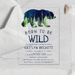 Invitaciones Acrílicas Nacido para ser salvaje Baby Shower<br><div class="desc">Celebre con estilo con estas invitaciones acrílicas a la ducha de bebé,  bonitas y muy de moda. El diseño es fácil de personalizar con tu propia redacción y tu familia y amigos estarán encantados cuando reciban estas fabulosas invitaciones de fiestas. Se pueden encontrar elementos coincidentes en la colección.</div>