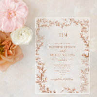 Naranja con quemadura mínima de hojas Boda elegant