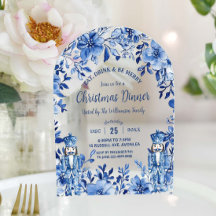 Navidades de la serie Chinoiserie Blue Floral Nutc