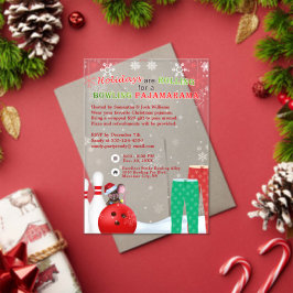 Invitaciones Acrílicas Navidades de vacaciones discutiendo con Fiesta Paj