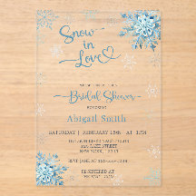 NIEVE AZUL EN LLUVIA DE NOVIA