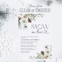 Nieve en amor Ducha de Novias Evergreen