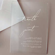 NOMBRES elegantes Bodas Blancas Caligrafía Moderna