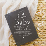 Invitaciones Acrílicas Oh Baby Groovy Elegant Typography Arch Baby Shower<br><div class="desc">Dé a su ducha de bebé un toque moderno y sofisticado con elegantes invitaciones acrílicas que destacan bellamente en el fondo transparente, creando un efecto único y lujoso. Prepárate para celebrar la llegada de tu pequeña con estilo con nuestra groovy retro invitación a la ducha de bebé! La parte delantera...</div>