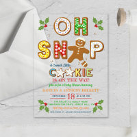 ¡Oh Snap! Gingerbread Cookie Baby Shower