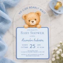 Oso Azul Apenas Espera Dulce Oso de Peluche Niño B