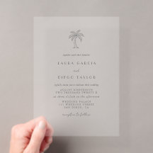 Palmera Costera Escritura Elegante