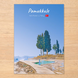 Invitaciones Acrílicas Pamukkale, Turquía - Piscinas Térmicas