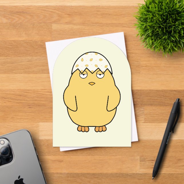 Invitaciones Acrílicas Pascua Meh Chick 2 (Insitu (Tarjeta de Invitación))