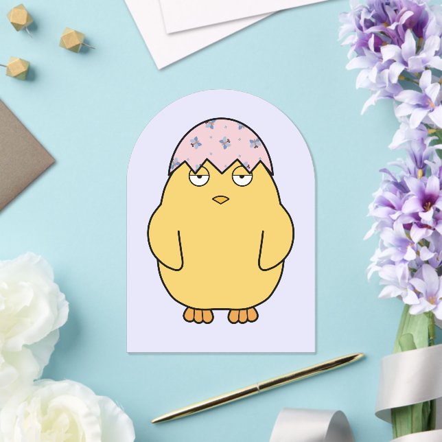 Invitaciones Acrílicas Pascua Meh Chick 3 (Insitu (Boda))