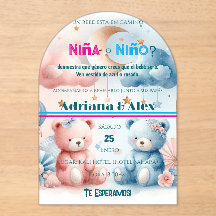 Personalizado de revelación de género Teddy Bear a