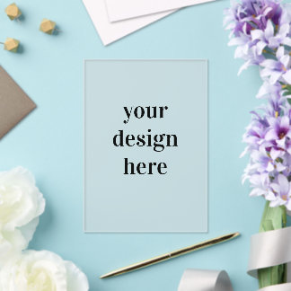 Invitaciones Acrílicas Personalizar o personalizar